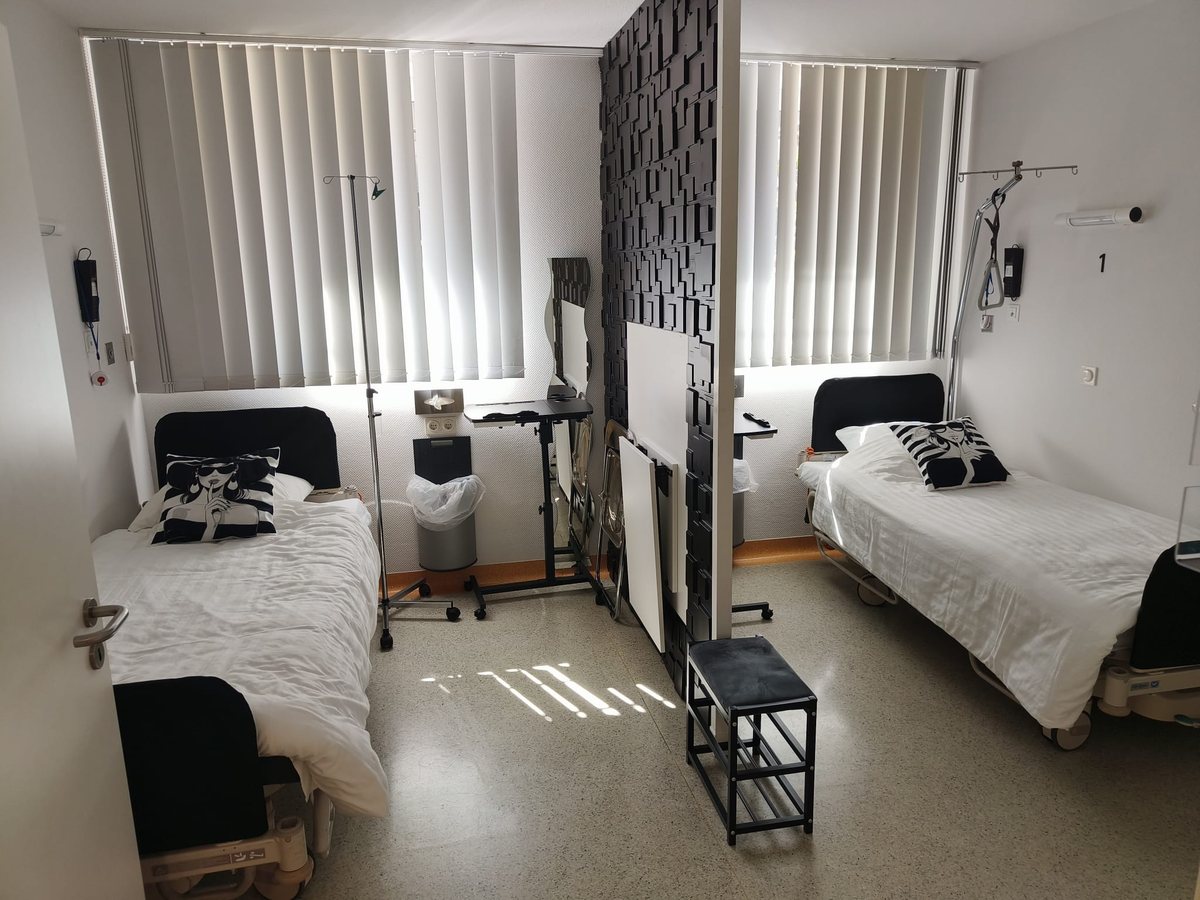 Patientenzimmer der Wupper-Klinik Schwelm